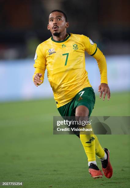 Oswin Appollis of South Africa during the TotalEnergies CAF Africa Cup of Nations 3rd place match between South Africa and DR Congo at Stade Felix...