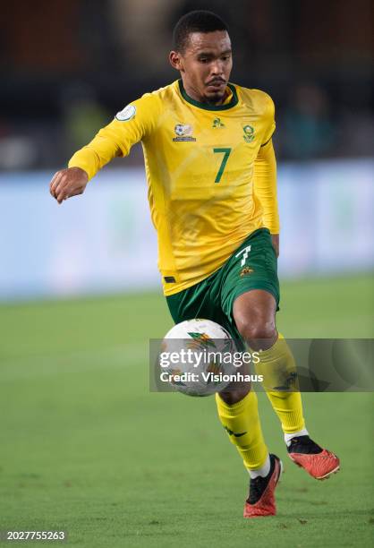 Oswin Appollis of South Africa during the TotalEnergies CAF Africa Cup of Nations 3rd place match between South Africa and DR Congo at Stade Felix...