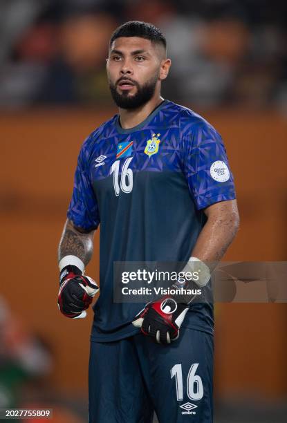 Dimitry Bertaud of DR Congo during the TotalEnergies CAF Africa Cup of Nations 3rd place match between South Africa and DR Congo at Stade Felix...