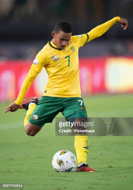 Oswin Appollis of South Africa during the TotalEnergies CAF Africa Cup of Nations 3rd place match between South Africa and DR Congo at Stade Felix...