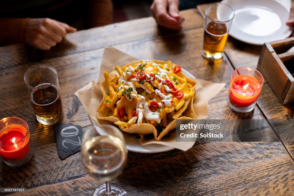 Sharing Portion of Dirty Fries
