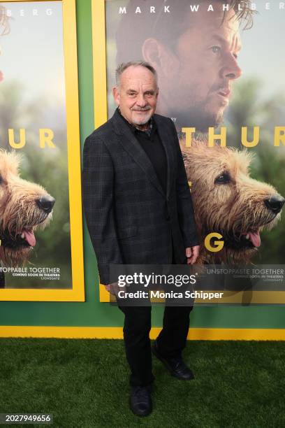 Paul Guilfoyle attends a Los Angeles special screening and adoption event for Lionsgate's "Arthur The King" at AMC Century City 15 on February 19,...