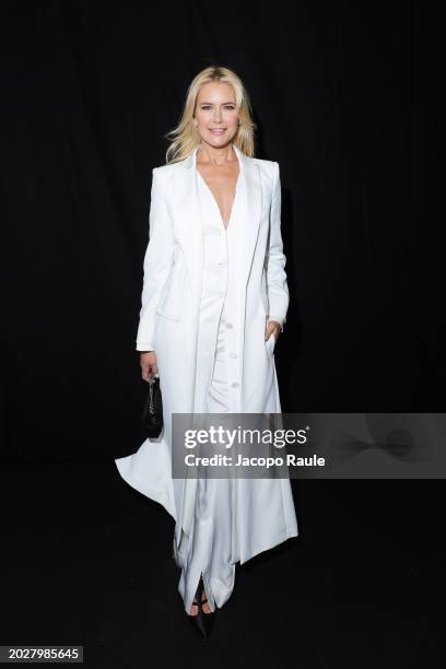 Valeria Mazza attends the Alberta Ferretti fashion show during the Milan Fashion Week Womenswear Fall/Winter 2024-2025 on February 21, 2024 in Milan,...