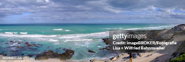 sand dunes, de hoop nature reserve, nature reserve near struisbaai, garden route, western cape, south africa, africa - baai 個照片及圖片檔