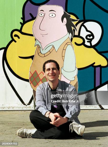 Television Show Producer Mike Reiss produces the TV show The Simpsons, photographed at 20th Century Fox Studios, January 30, 2001 in Los Angeles,...