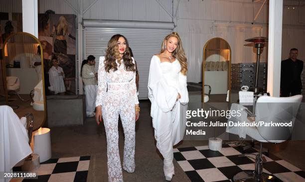 Tina Knowles and Beyoncé celebrate the launch of her hair care line, CÉCRED, with an intimate gathering at The Revery LA on February 20, 2024 in Los...