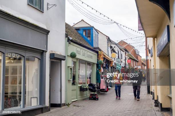 eld lane, colchester, essex - mobility scooter shopping stock pictures, royalty-free photos & images