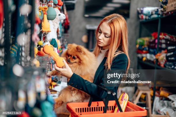 shopping in a petshop - pet shop stock pictures, royalty-free photos & images