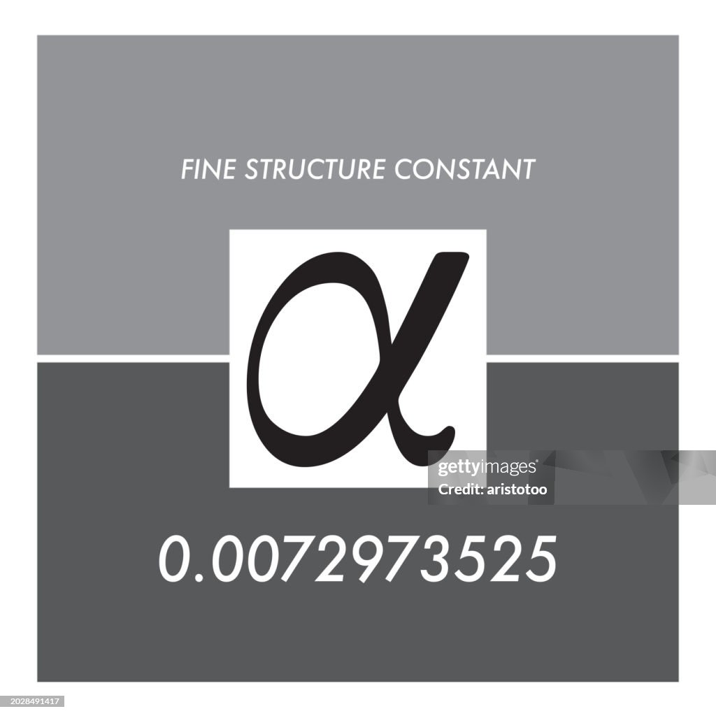 Physics Mathematical Constants Expressions And Symbols Alpha The Fine ...