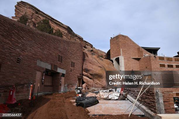 Red Rocks Building Section 57 Red Rocks Construction Stock Photos, High-Res Pictures, and Images ...