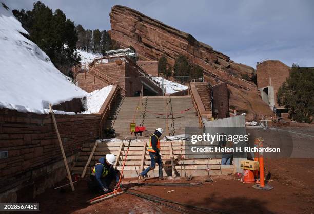 Red Rocks Building Section 57 Red Rocks Construction Stock Photos, High-Res Pictures, and Images ...