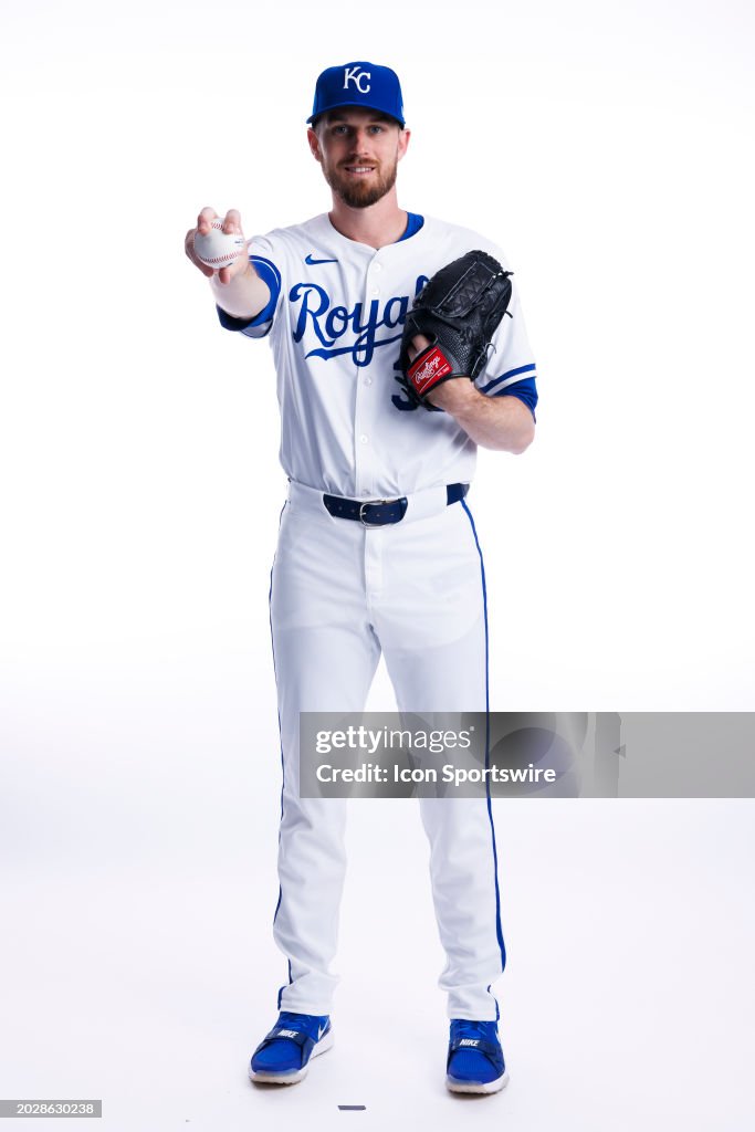 Pitcher Stratton Pitcher Chris Stratton poses for a portrait during Kansas City Royals ...