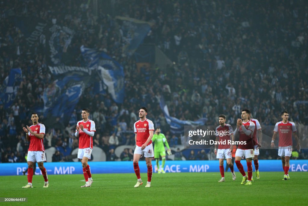 FC Porto v Arsenal FC: Round of 16 First Leg - UEFA Champions League 2023/24