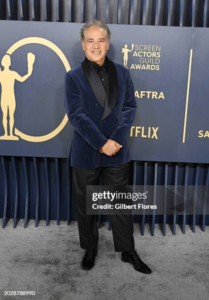 John Ortiz at the 30th Annual Screen Actors Guild Awards held at the Shrine Auditorium and Expo Hall on February 24, 2024 in Los Angeles, California.