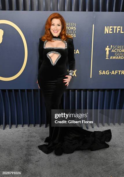 Lisa Ann Walter at the 30th Annual Screen Actors Guild Awards held at the Shrine Auditorium and Expo Hall on February 24, 2024 in Los Angeles,...