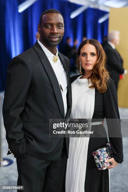 Los Angeles, CA Omar Sy and Hélène Sy arriving on the red carpet at the 30th Screen Actors Guild Awards in Shrine Auditorium and Expo Hall in Los...