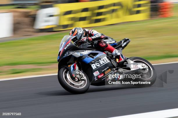 Michael van der Mark of Netherlands on the ROKiT BMW Motorrad WorldSBK Team BMW M 1000 RR during the Australian Motul FIM World Superbike...