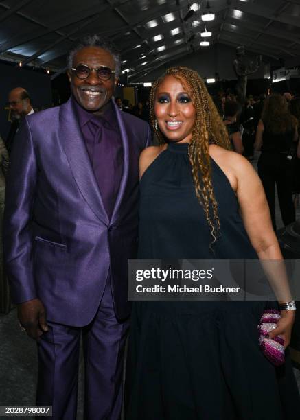 Keith David and Dionne Lea Williams at the 30th Annual Screen Actors Guild Awards held at the Shrine Auditorium and Expo Hall on February 24, 2024 in...