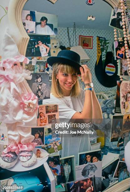 Pop musician Debbie Gibson, poses for a portrait in her home in 1988.