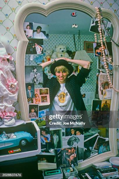 Pop musician Debbie Gibson, poses for a portrait in her home in 1988.