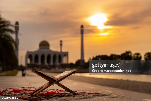 the holy al quran - koran stock pictures, royalty-free photos & images