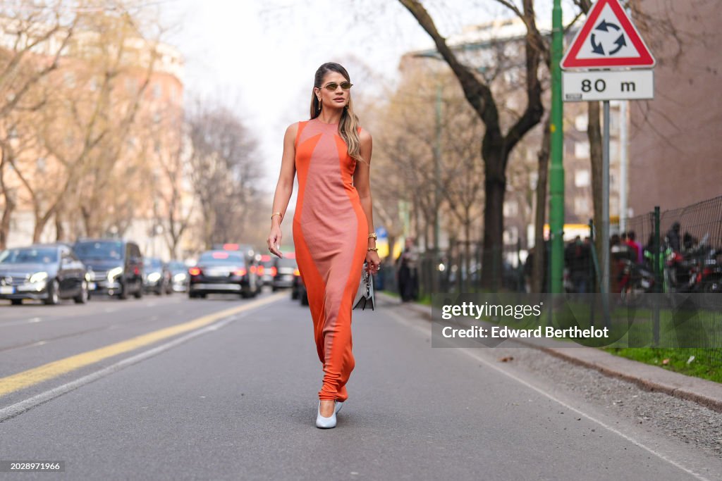 Street Style - Day 2 - Milan Fashion Week - Womenswear Fall/Winter 2024-2025
