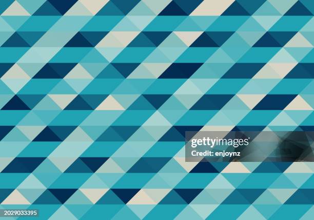 seamless blue abstract shapes background pattern - weaver stock illustrations