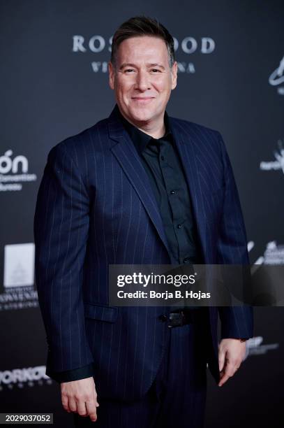 Carlos Latre attends the AEVEA Awards 2024 at Gran Teatro Caixabank Príncipe Pío on February 21, 2024 in Madrid, Spain.