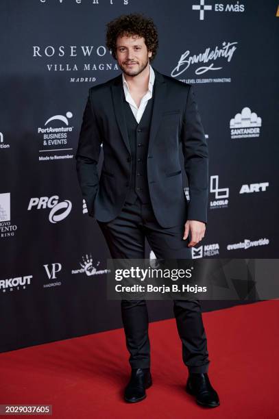 Daniel Diges attends the AEVEA Awards 2024 at Gran Teatro Caixabank Príncipe Pío on February 21, 2024 in Madrid, Spain.
