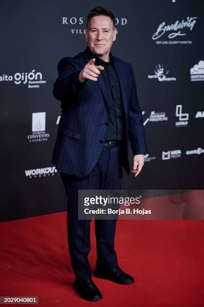 Carlos Latre attends the AEVEA Awards 2024 at Gran Teatro Caixabank Príncipe Pío on February 21, 2024 in Madrid, Spain.