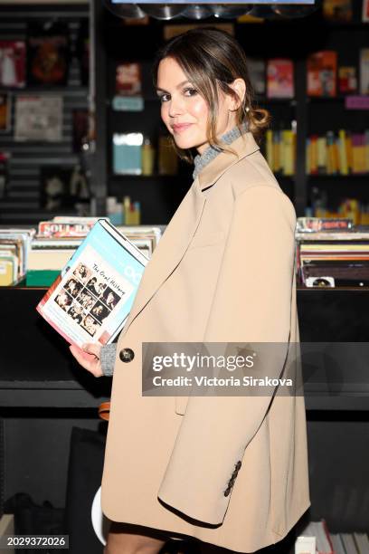 Rachel Bilson attends the reading of "Welcome to The O.C.: an Oral History" at Book Soup on February 21, 2024 in West Hollywood, California.