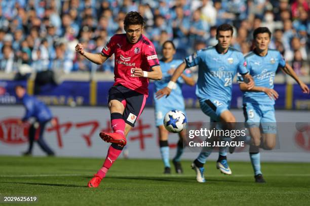 Kenyu Sugimoto of Cerezo Osaka s1 during the J.League YBC Levain Cup final between Cerezo Osaka and Kawasaki Frontale at Saitama Stadium on November...