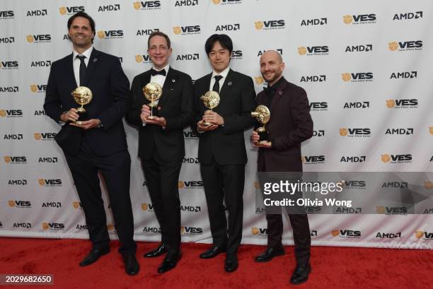 Pav Grochola, Filippo Maccari, Naoki Kato and Nicola Finizio win the VES Award for Outstanding Effects Simulations in an Animated Feature for...