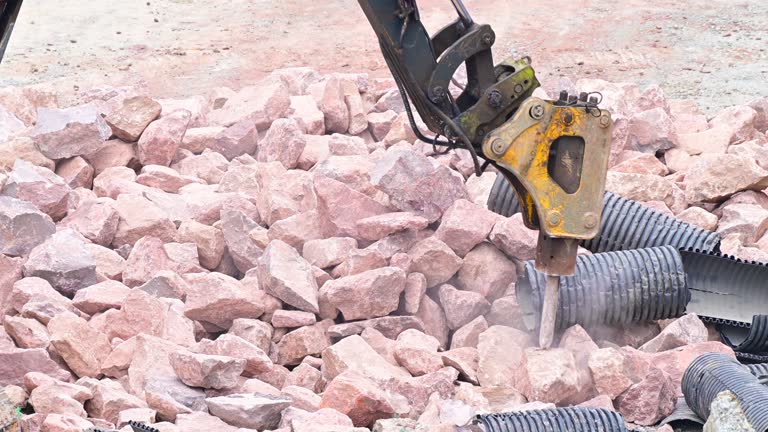 Big Rocks Break Up Into Small R Rocks Temporary Traffic Signs Videos and HD Footage - Getty Images