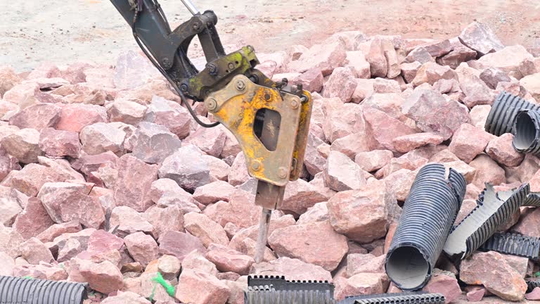 Big Rocks Break Up Into Small R Rocks Temporary Traffic Signs Videos and HD Footage - Getty Images