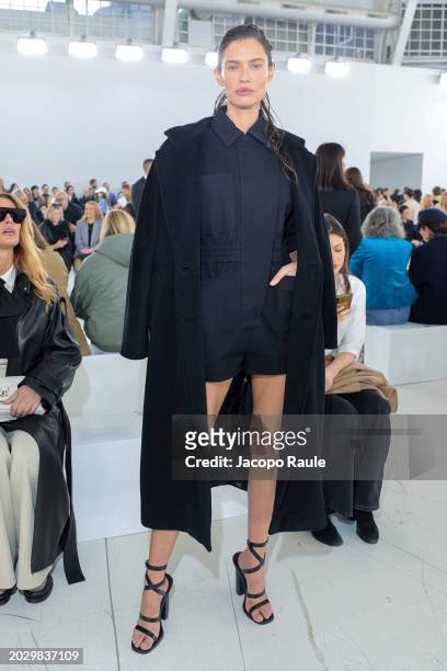 Bianca Balti attends the Max Mara fashion show during the Milan Fashion Week Womenswear Fall/Winter 2024-2025 on February 22, 2024 in Milan, Italy.