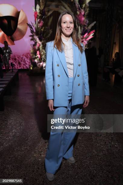 Natalia Ryumina attends the Genny fashion show during the Milan Fashion Week Womenswear Fall/Winter 2024-2025 on February 22, 2024 in Milan, Italy.