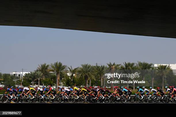 Dylan Groenewegen of The Netherlands and Team Jayco-AlUla, Loe van Belle of The Netherlands, Attila Valter of Hungary and Team Visma-Lease a Bike,...