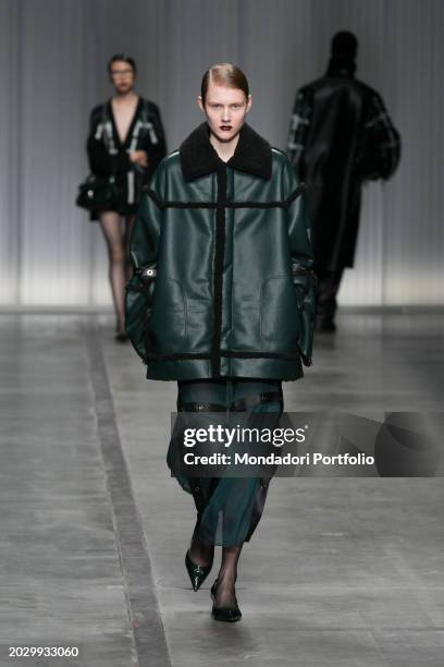Iceberg fashion show at Milan Fashion Week Women's Collection Autunno Inverno 2024. Milan , February 21st, 2024