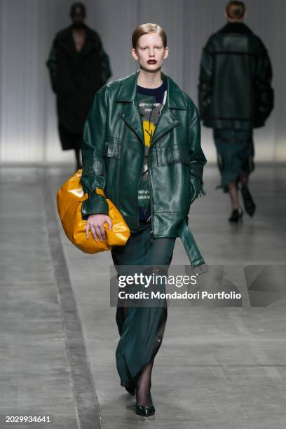 Iceberg fashion show at Milan Fashion Week Women's Collection Autunno Inverno 2024. Milan , February 21st, 2024