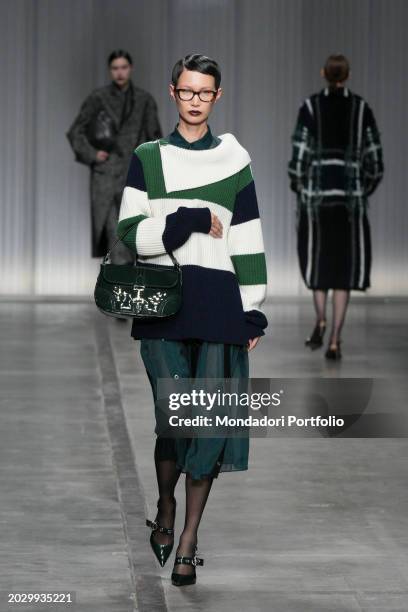 Iceberg fashion show at Milan Fashion Week Women's Collection Autunno Inverno 2024. Milan , February 21st, 2024