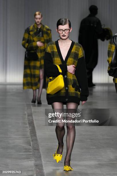 Iceberg fashion show at Milan Fashion Week Women's Collection Autunno Inverno 2024. Milan , February 21st, 2024