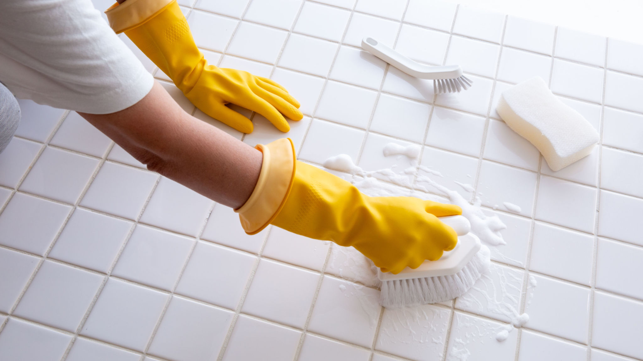bathroom cleaning