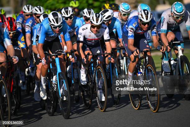 Bruno Armirail of France and Team Decathlon-AG2R La Mondiale, Ilan Van Wilder of Belgium and Team Soudal-Quick Step - White Best Young Rider Jersey...