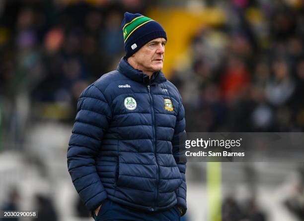 Meath , Ireland - 25 February 2024; Meath manager Colm O'Rourke before the Allianz Football League Division 2 match between Meath and Kildare at...