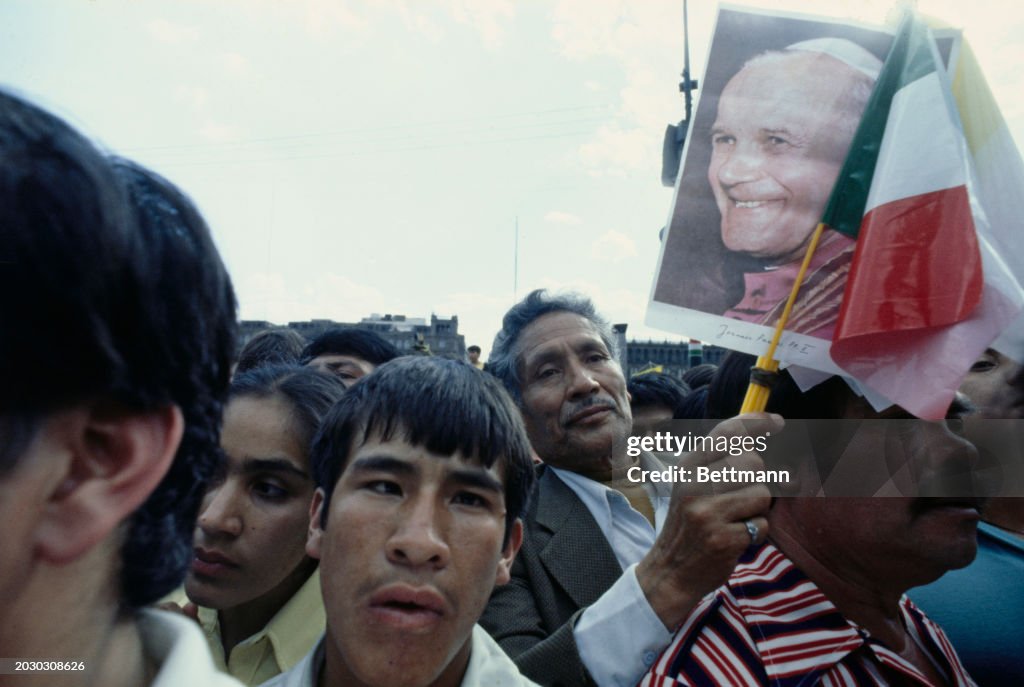 Pope John Paul II In Mexico