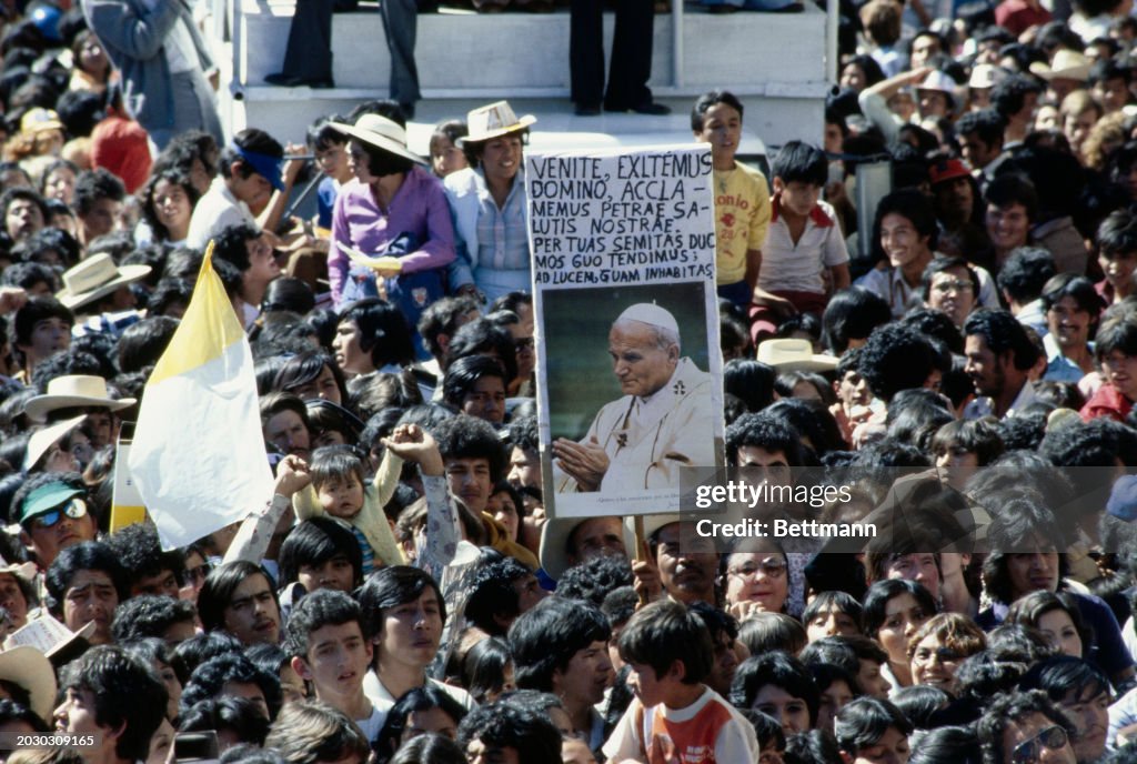 Pope John Paul II In Mexico