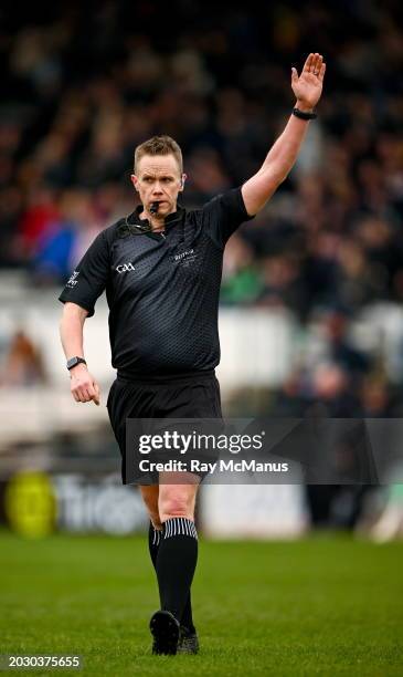 Kilkenny , Ireland - 25 February 2024; Referee Michael Kennedy during the Allianz Hurling League Division 1 Group A match between Kilkenny and Offaly...