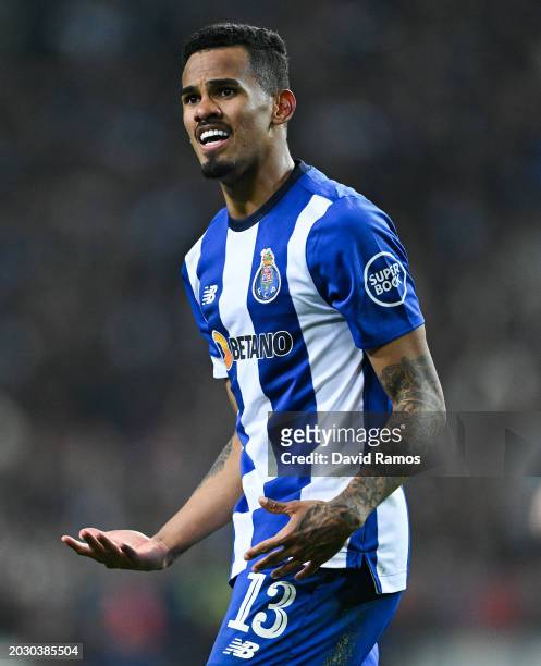 Galeno of FC Porto looks on during the UEFA Champions League 2023/24 round of 16 first leg match between FC Porto and Arsenal FC at Estadio do Dragao...