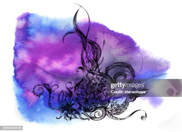 rising phoenix - carbon cycle stock illustrations